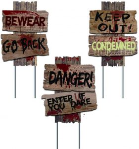 Halloween Yard Signs
